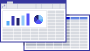 illustration of microsoft excel